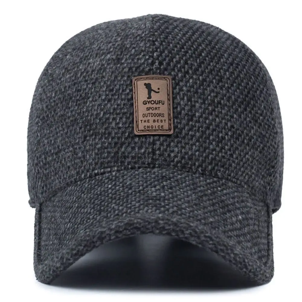 Outdoor Thick Adjustable Warm Hats Earmuffs Hat Baseball Cap