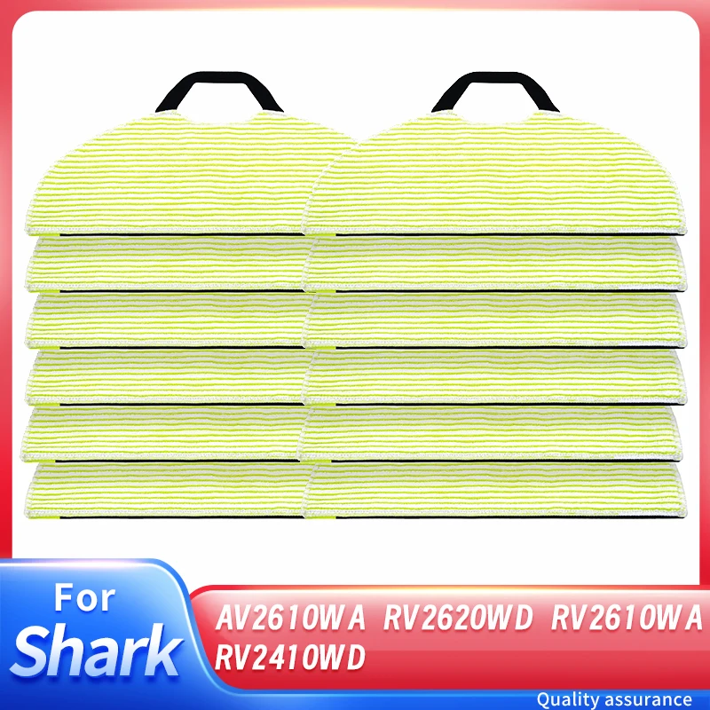 Mop Pad for Shark AV2610WA / RV2620WD / RV2610WA / RV2410WD Robot Vacuum Microfiber Sonic Mopping Pad Replacement Accessory