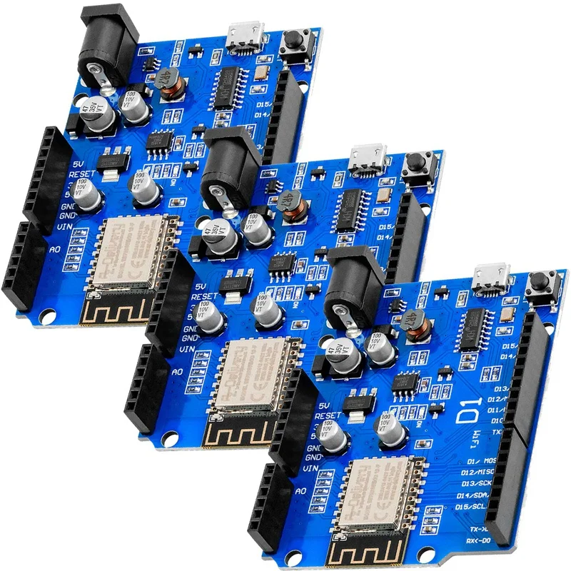 3 X D1 Conseil Nodemcu ESP8266MOD-12F Wifi Wifi Tech Compatible avec pour Ardu37