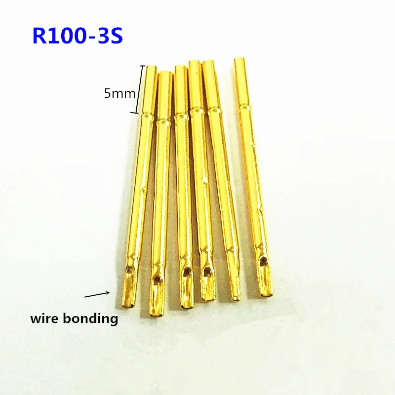 

100PCS/Pack Test Needle Sleeve R100-3S Welding Wire Sleeve Outer Diameter 1.67mm Length 30mm Needle Seat