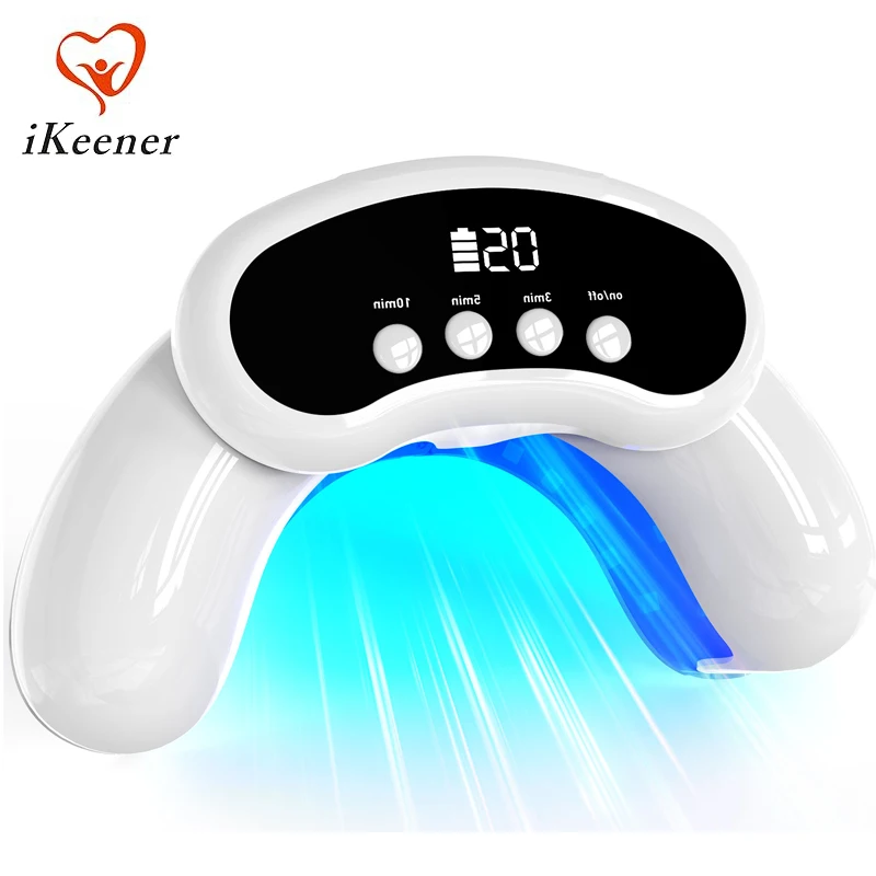 

Rechargeable Nail Fungus Laser Treatment Device 470nm Blue Light 905nm Invisible Infrared Light Dual-Wave Onychomycosis Therapy