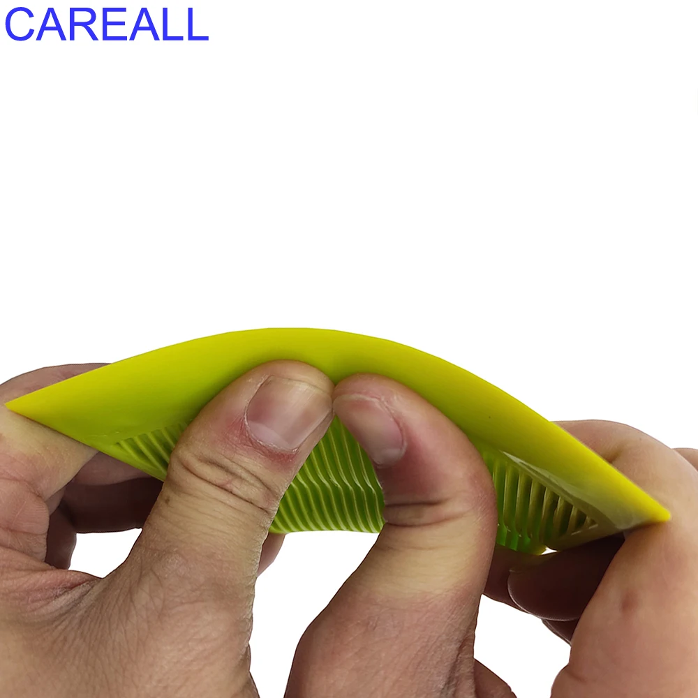 CAREALL – raclette trapézoïdale souple et dure, accessoires de voiture, outil de nettoyage de teinte de fenêtre, essuie-glace d'application de Film en Fiber de carbone