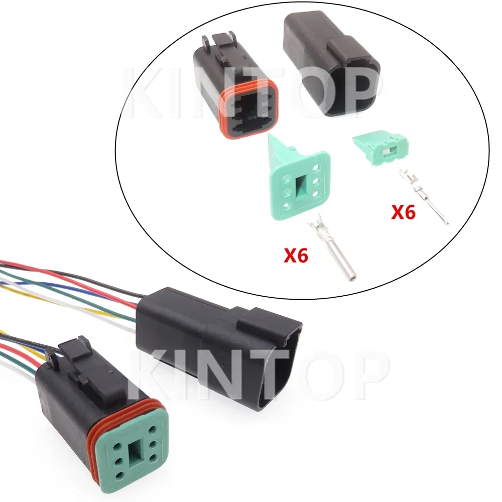 1 Set 6 Pins DT04-6…