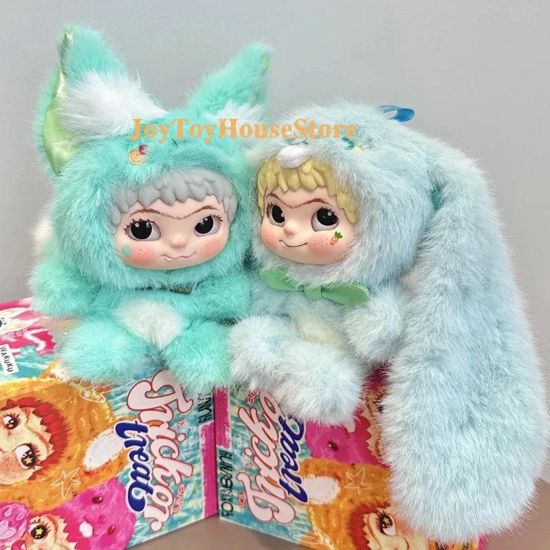 

Wakuku Fox And Bunny Mischievous Diary Series Vinyl Blind Box Second Generation Cute Toy Collectible Model for Festive Gifts