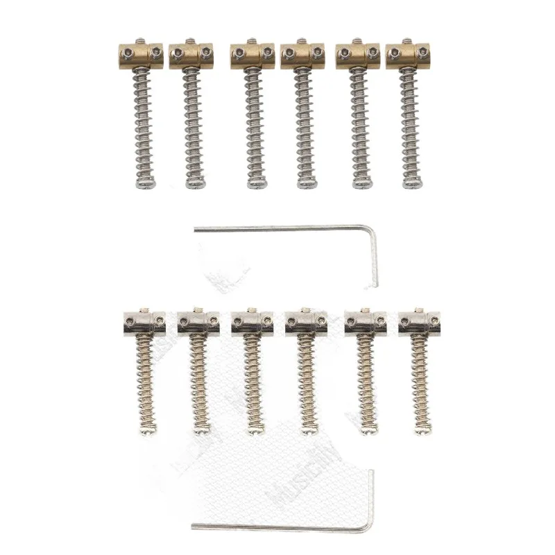 

Самые продаваемые 10,8-мм 6-струнные седла для гитарного бриджа из латуни и стали для электрогитары Telecaster