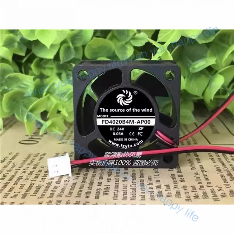 

L... 1PCS for FD4020B4M-AP00 DC24V 0.06A 40x40x20mm 2-Wire Cooling Fan