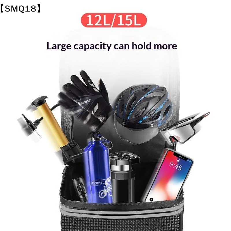 Riding Bike Rear Seat Bag Bicycle Luggage Carrier Rack Cycling Mountain Bike Waterproof Travel Tail Bag Storage Accessories【SMQ】