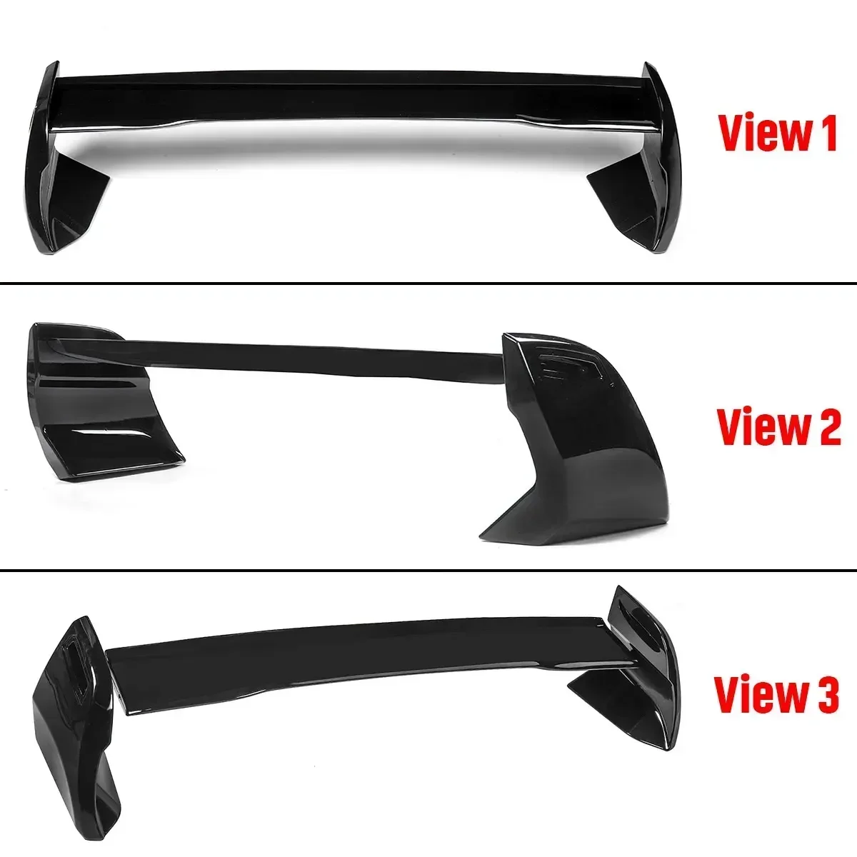 New Car Rear Spoiler Wing Lip Extension For Mitsubishi Lancer Evolution EVO 7 8 9 2003-2007 Rear Trunk Boot Spoiler Lip Body Kit