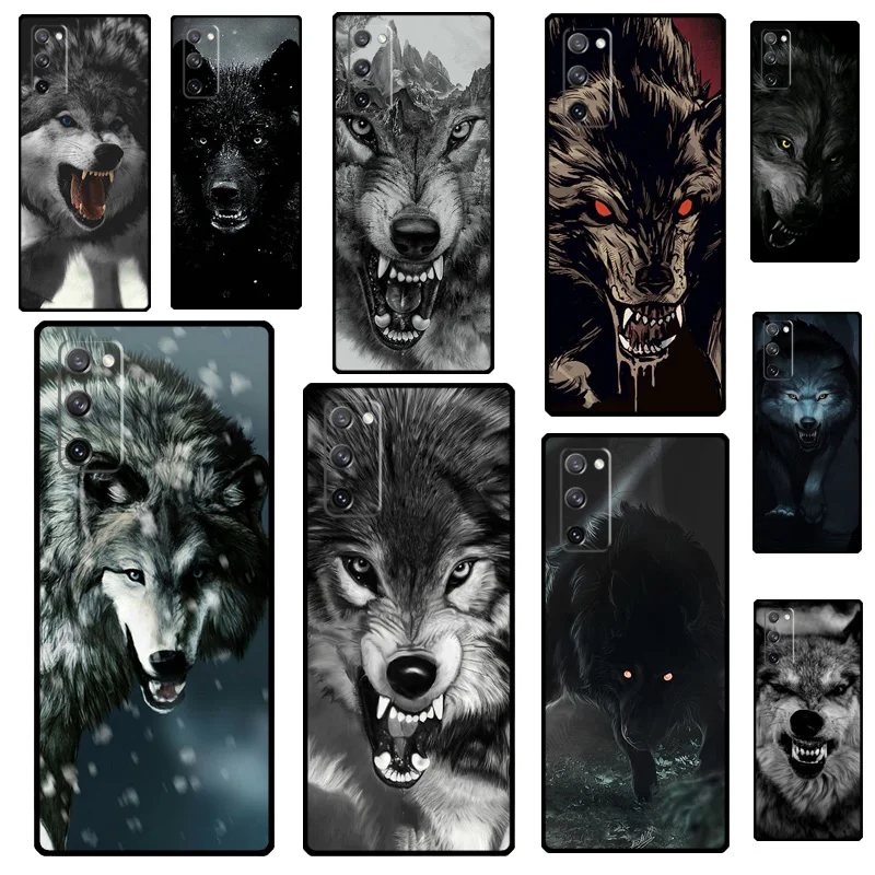 The Wolf Fierce Case For Samsung Galaxy S26 Ultra S25 S24 S22 S21 S23 Ultra Plus S10 S20 FE S25 FE Back Cover