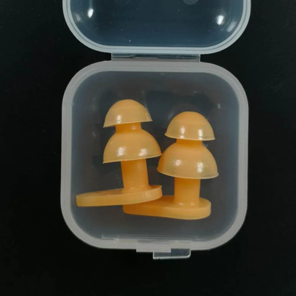 

6pcs Silicone Earplugs Mushroom Ear Plug Swimming Toddlers Kids Waterproof Mushroom Ear Plug Noise Reduction Swimmer Health Care