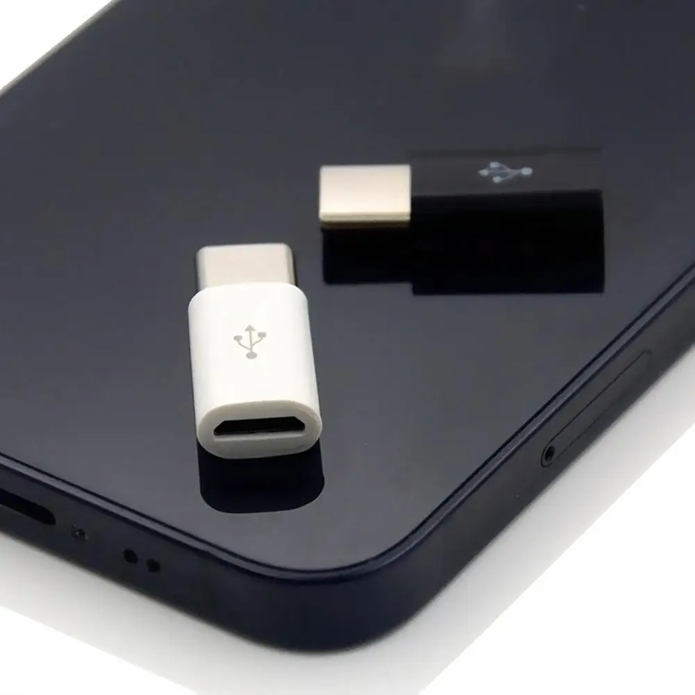 V8 Compact Type-c Converter Plug Play Multifungsi Safe Data Cable Adapter Charging