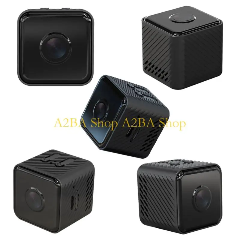 A2BA Black Mini Camera Unit for Desk Placement and Daily Recording