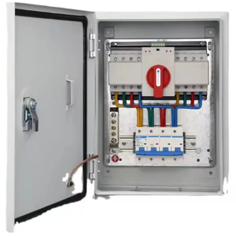 Power Distribution Equipment Motor Starter Pump Customizable Dual Power Automatic Transfer Switch ATS Panel