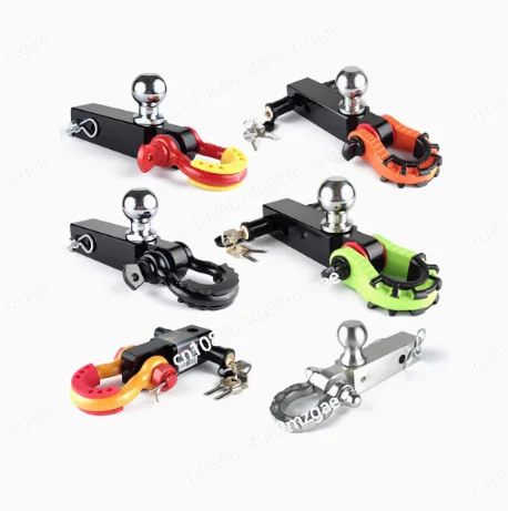 Trailer hook solid U-hook towing connecting rod with ball towing arm towing hook quick insertion car straight arm modification