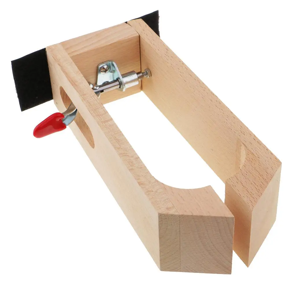 Desktop Wooden Sewing Clips Adjustable Hand Stitching Kit for Leathercraft DIY and Leather Tools Work
