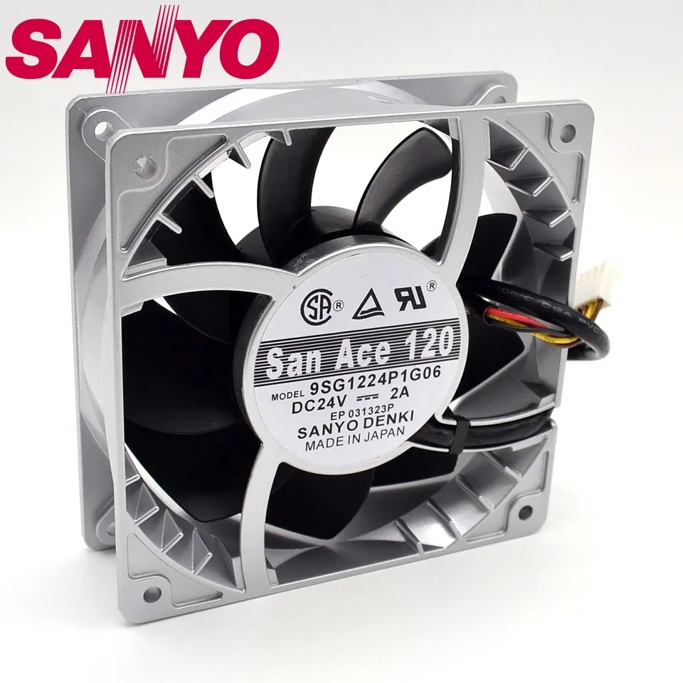 

Brand new server fan 9SG1224P1G06 24V wind quantity axial 119*119*38mm cooling fan