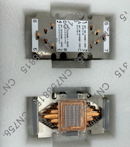 V100 P100 radiator 10 copper tube heat dissipation, height 11cm，Disassembly spot SXM2 GPU radiator