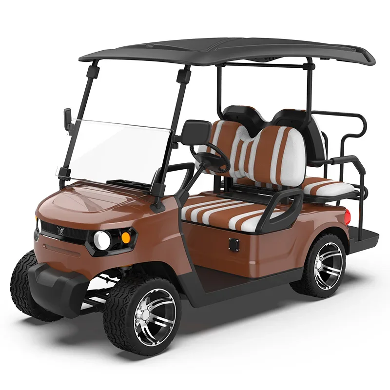 6 Seater Electric Golf Cart 48V  Lithium Battery with CE Dsic Brake