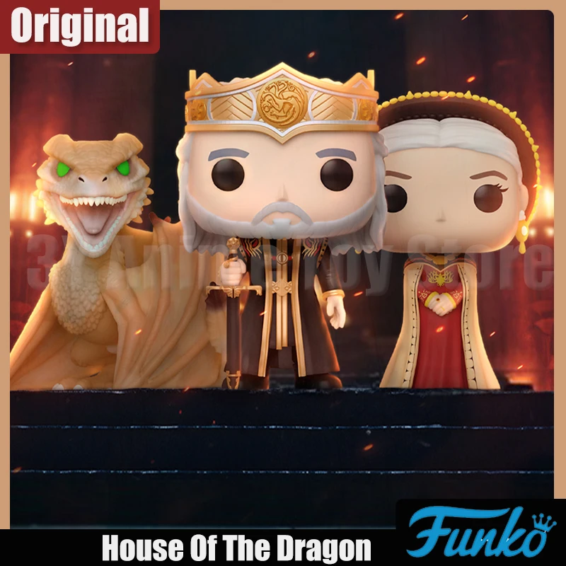 Original Funko Figures House Of The Dragon Anime Figure Indominus Rex Figurine Gk Statue Figurine Model Doll Collection Room Gk