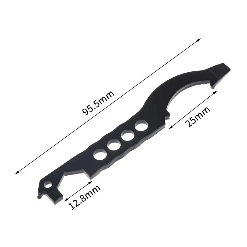 New Tactics Multitasker Mini Wrench M4 Tools Maintenance Disassembly Wrench Bicycle Repair PEQ Buffer Tube Modification Tools