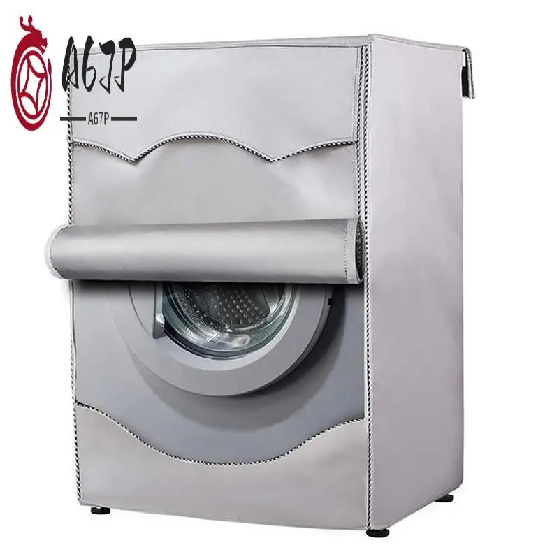 

A67P-Front Load Laundry Dryer Covers Washing Machine Cover Dustproof Home Storage Cover Waterproof Case Sunscreen