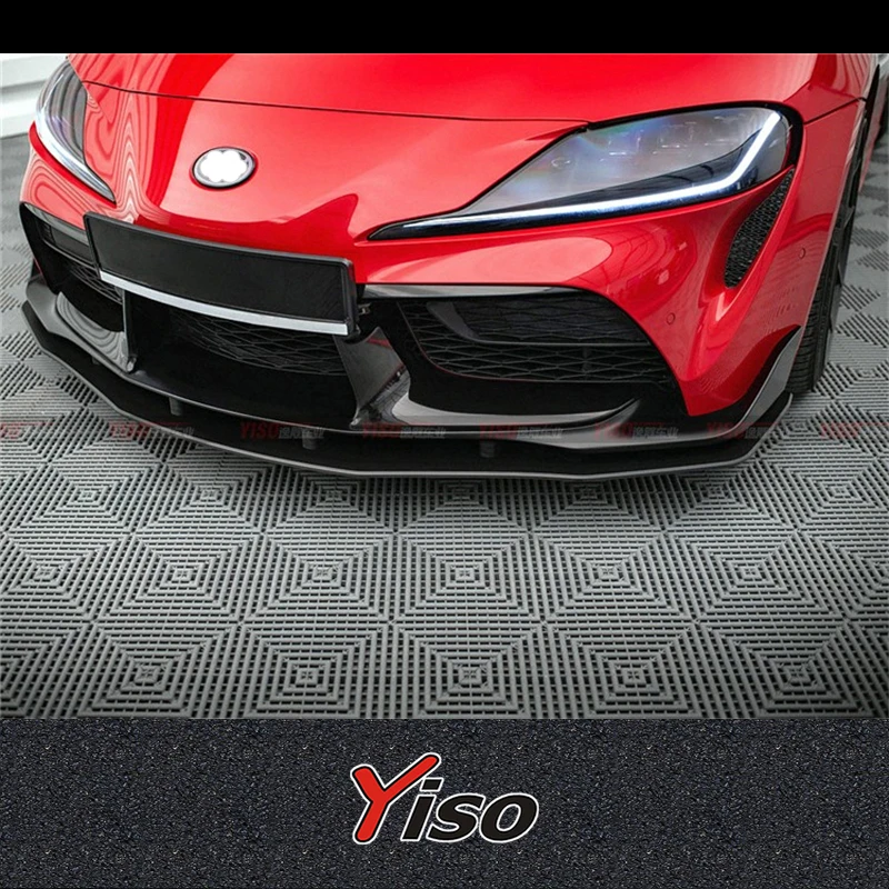 FOR TOYOTA SUPRA A90 Modified Carbon fiber Savearth V4 Front Lip Aerodynamic kit Front Spoiler