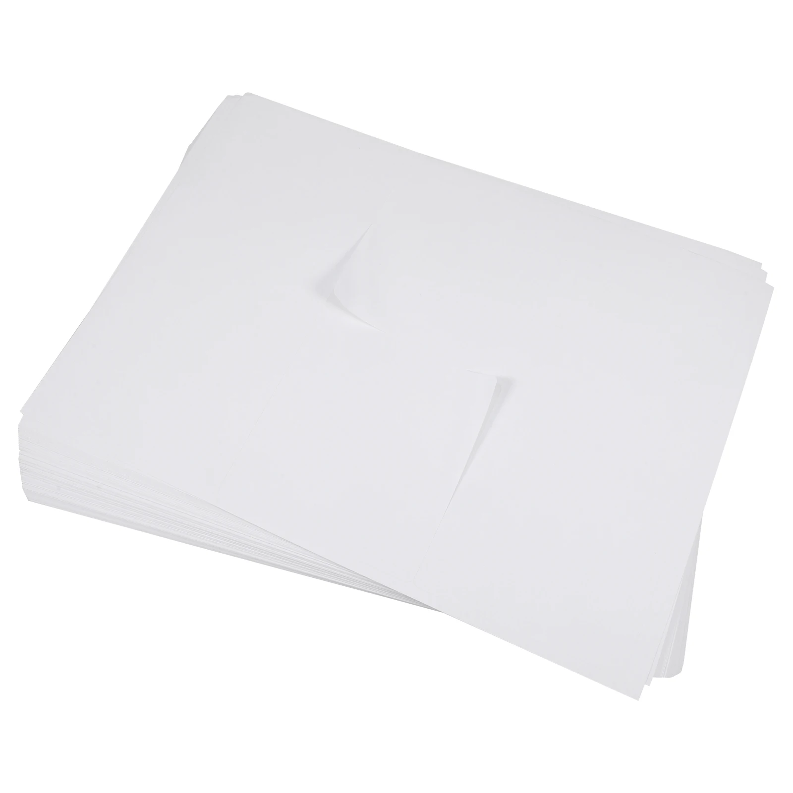 

100 Sheets Self Adhesive Label Paper A4 Clear Stickers Waterproof Vinyl DIY Sizes Matte Finish Compatible Printers Shipping