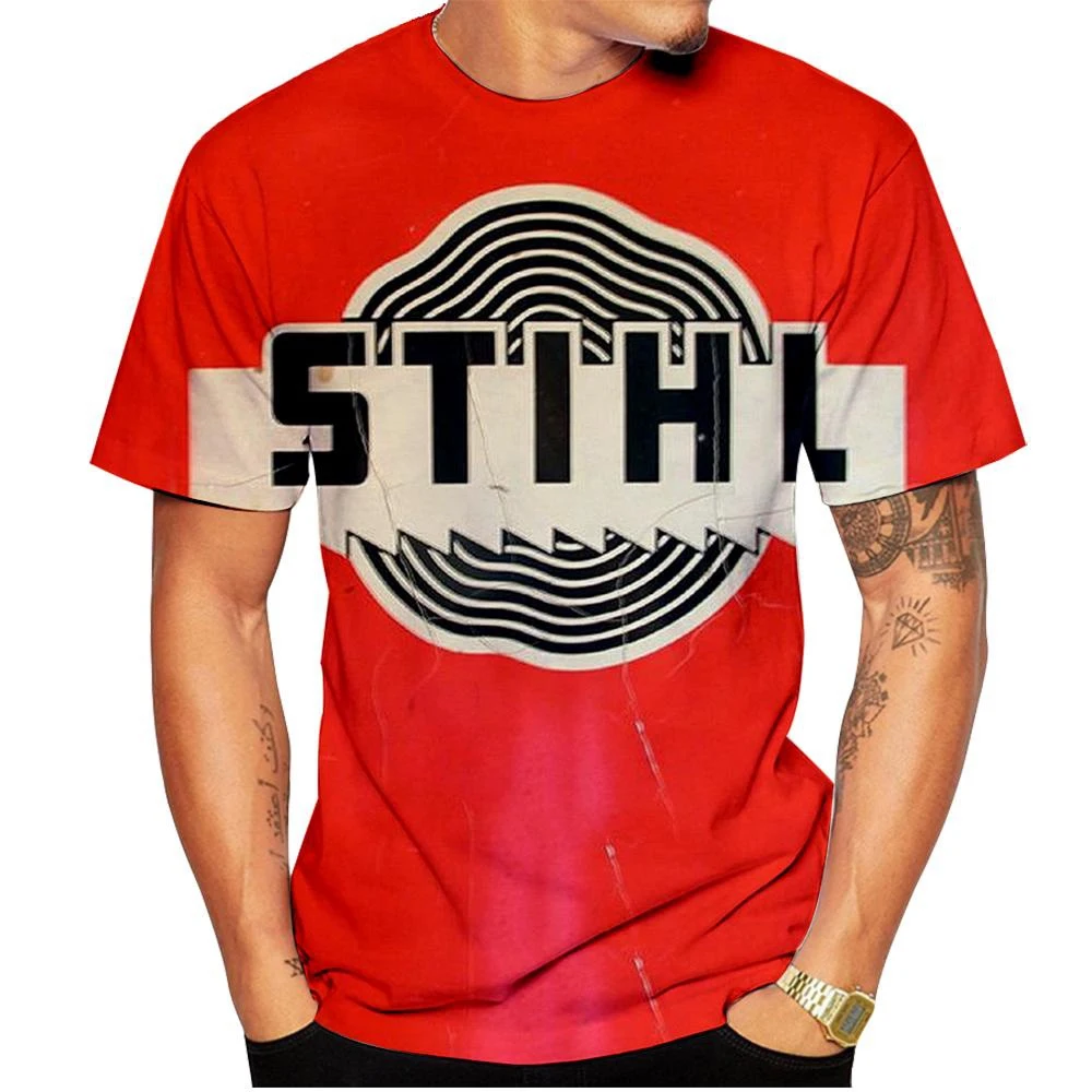 Summer fashion trend novel 3D printed printed pattern T-shirt round neck casual comfortable personalized top T-shirt image 3