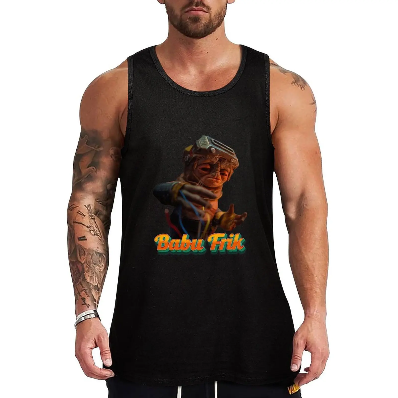 

Babu Frik Tank Top T-shirt sports bodybuilding t-shirt T-shirt male