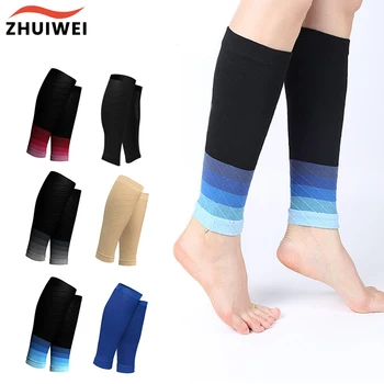 男性と女性のための圧縮ソックス、脚圧縮スリーブ、すねスプリント、ランニング、20-30mmhg、1ペア