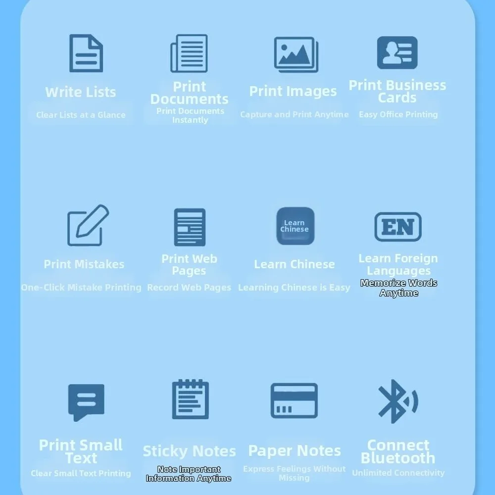 

Чековые бумага Портативный термопринтер Легкий мини-беспроводной Bluetooth-принтер Кошачий USB-кабель-принтер Студенческий