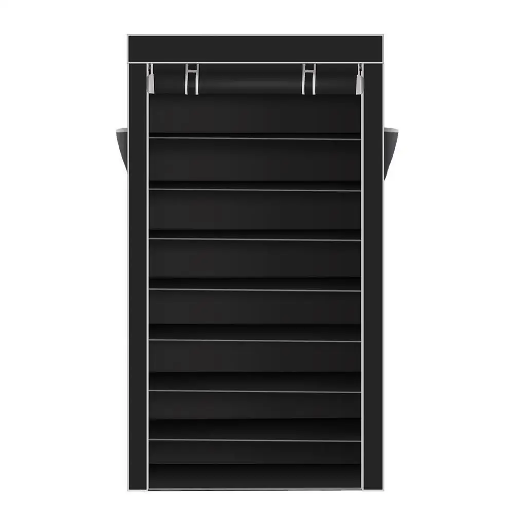 New durable 10 layer shoe rack and shoe cabinet organizer