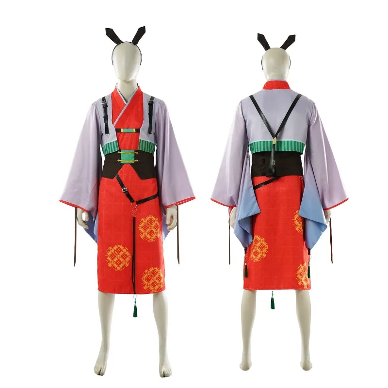 

Костюм для косплея по аниме «Истребитель демонов»: Камадо Танджиро, Игуро Обанай. Новогоднее кимоно, карнавальный костюм для взрослых, униформа для Хэллоуина.