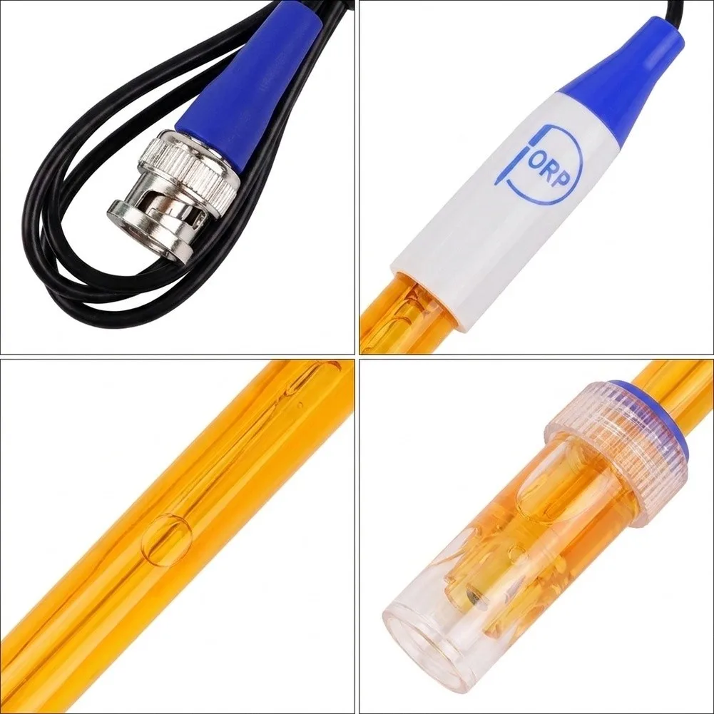 For ORP Probe for Redox Potential Testing in For Aquaculture Tanks Swimming Pools and Research Labs BNC Connector 185mm+1000mm