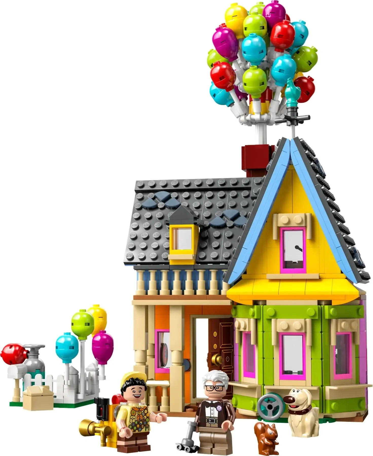 Miniso Disney 43217 Balloon Cabin Ring Travel Notes Building Block  Building Block Movie Set