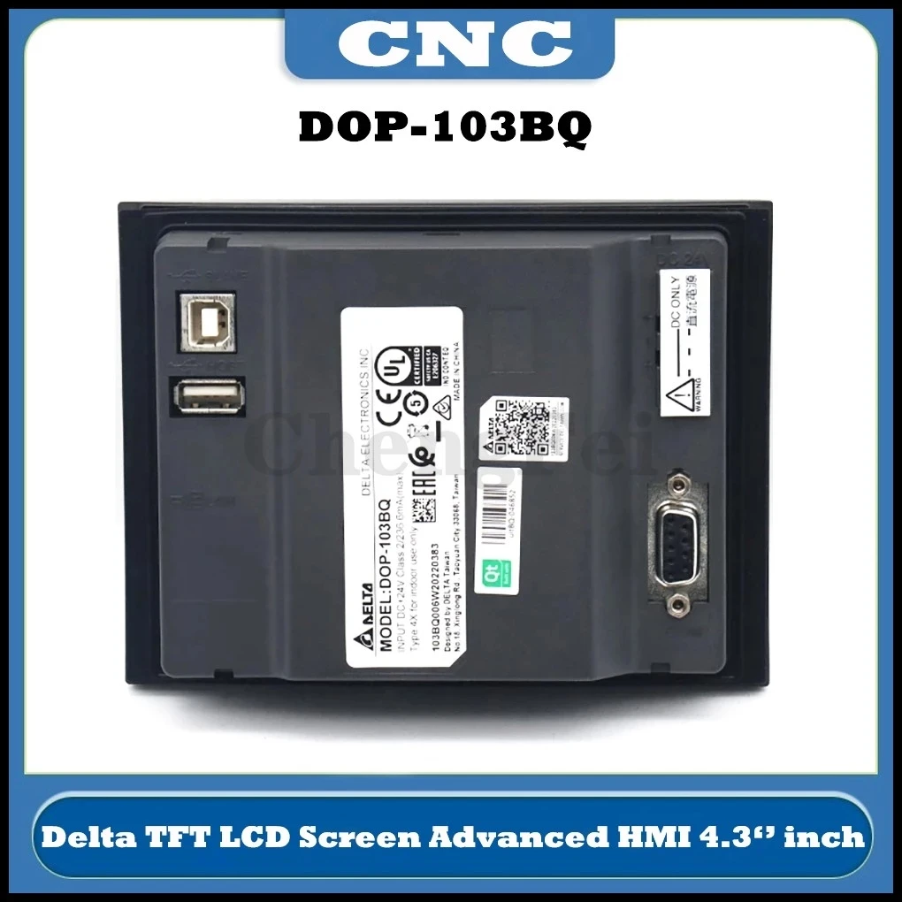 Imagem -05 - Cnc Delta Dop103bq Hmi Tela Sensível ao Toque 4.3 Polegada 480*272 Exibição de Interface Máquina Humana Substituir Dop-b03s210 Dop-b03s211