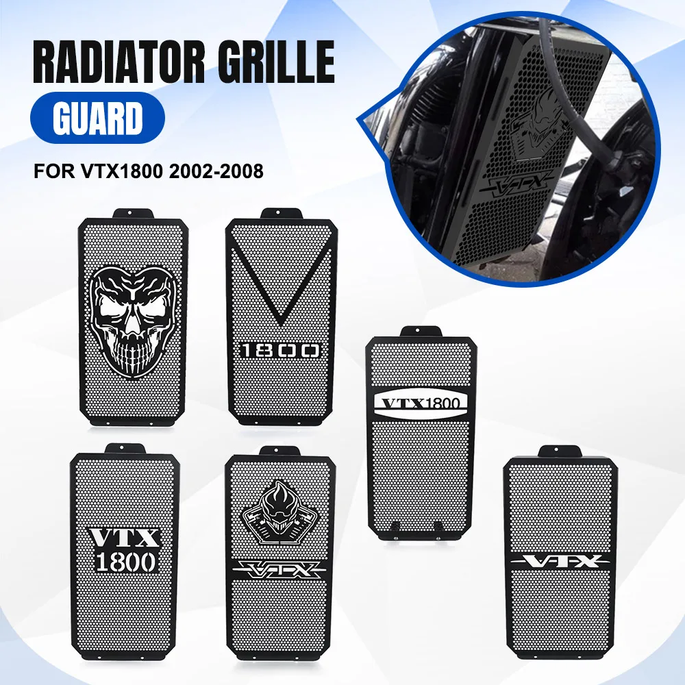 

Motorcycle Accessories Radiator Guard Grille Grill Cooling Cover Protection FOR Honda VTX1800 2002-2003-2004-2005-2006-2007-2008