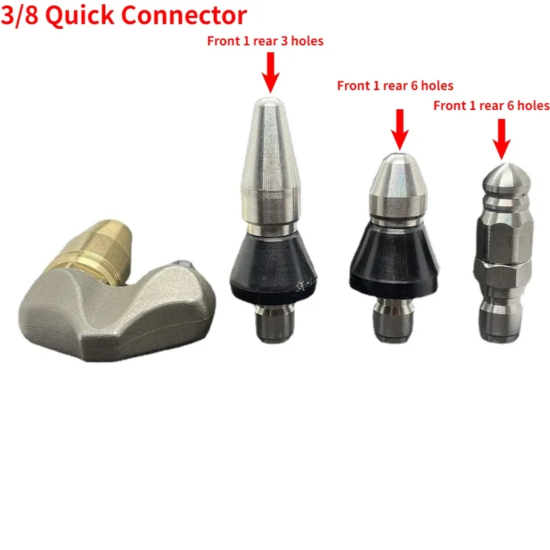 380 High Pressure Car Washer Ground Water Mouse Nozzle, Connectable Household Cleaning Nozzle