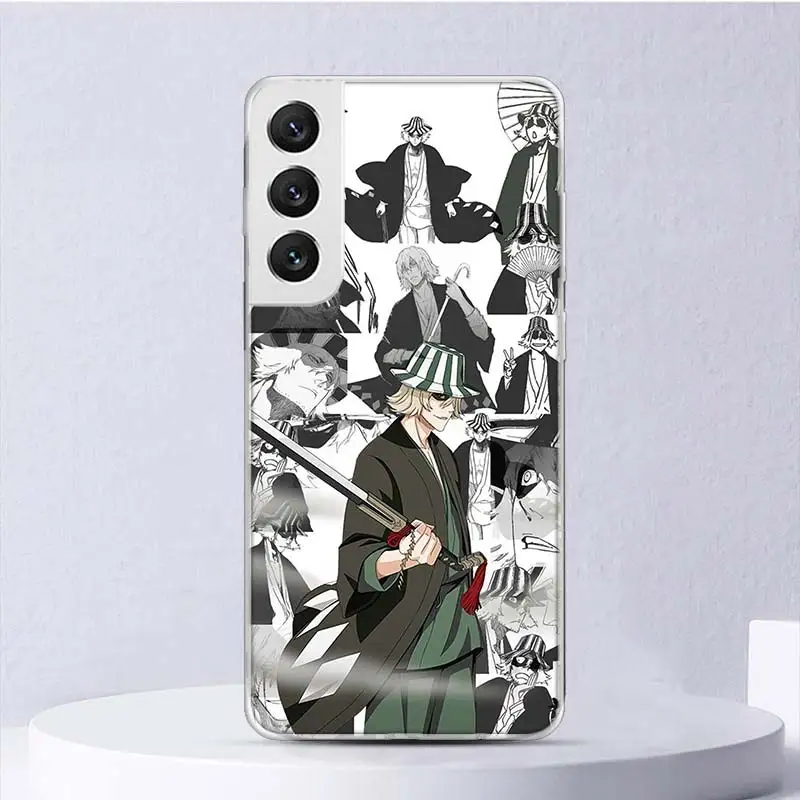 Ichigo Kenpachi Bleach Anime Soft Case For Samsung Galaxy S24 S23 S22 S21 Ultra S20 FE S10 Plus Phone Cover S9 S8 + S10E Funda C