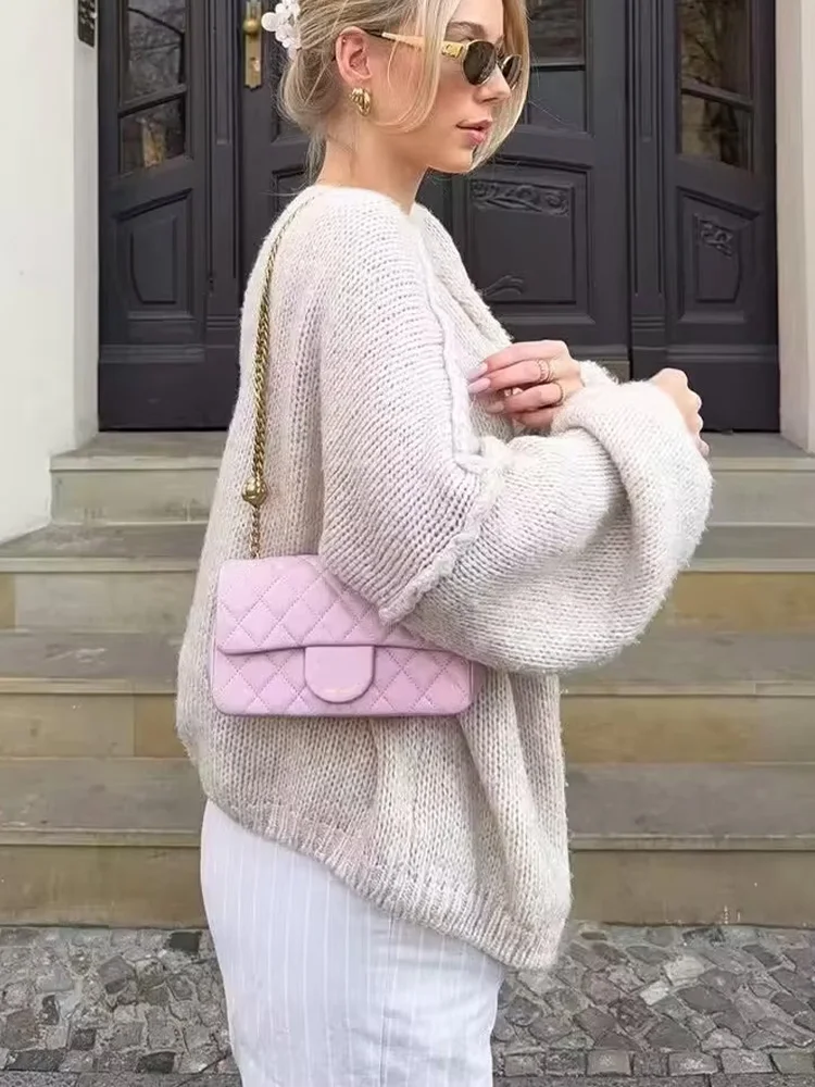 

HH женский осенний модный однотонный повседневный свитер с v-образным вырезом и длинными рукавами, пальто, женский толстый вязаный кардиган, шаль, свободный свитер