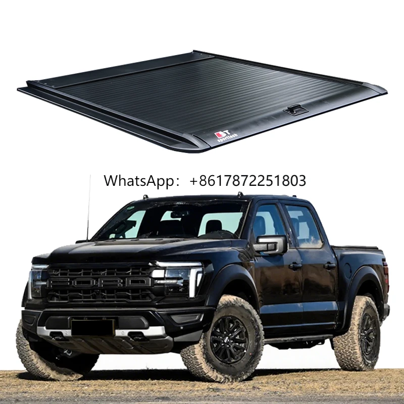 

Raptor F150 Pickup Truck Performance Parts Modified Aluminum Manual Retractable Truck Cover Barrel Roller Shutter