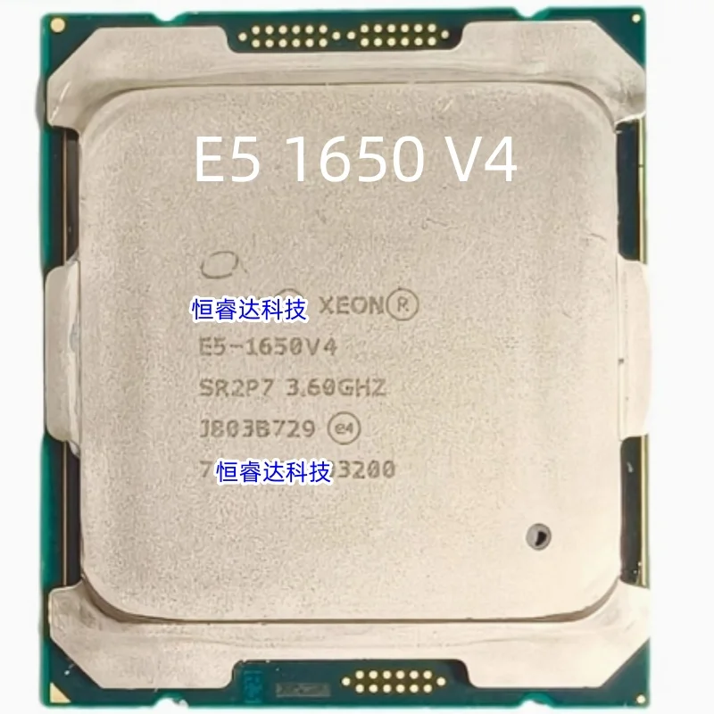 Xeon E5 1650 V4 E5 1650V4 Processor SR2P7 3.6GHZ 6-Core 15MB SmartCache 140W E5 1650 V4 LGA2011-3 E5 1650V4