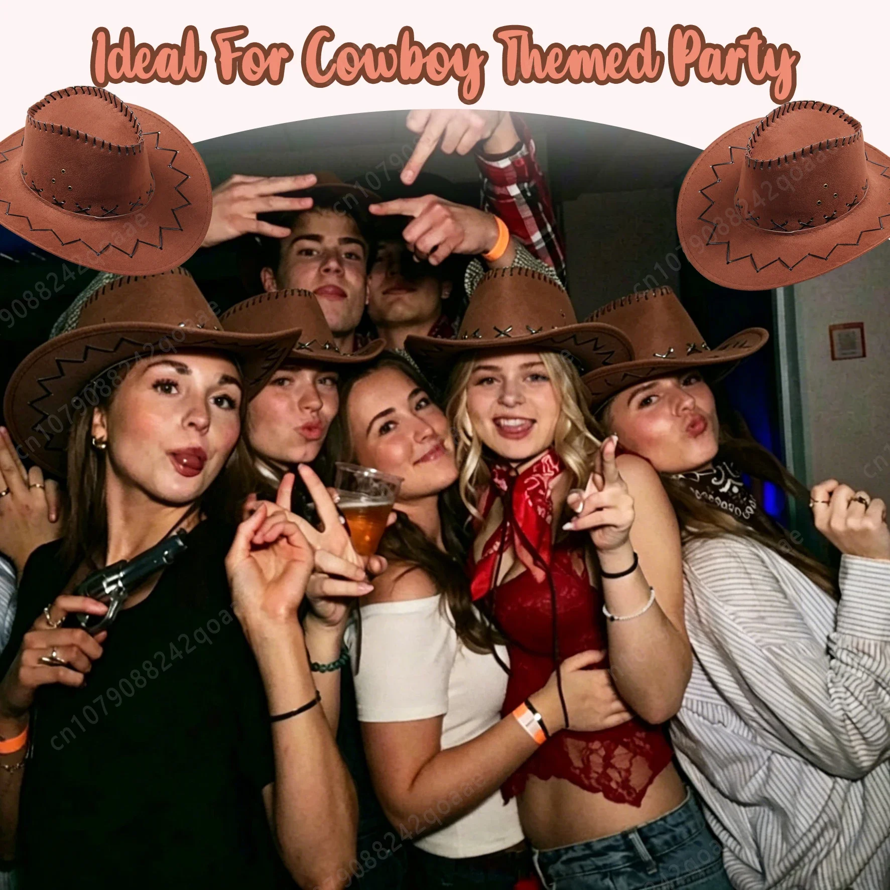 bulk-6-24sets-western-cowboy-party-hats-with-bandanas-cowgirl-hat-for-wedding-bachelorette-party-cowboy-accessories