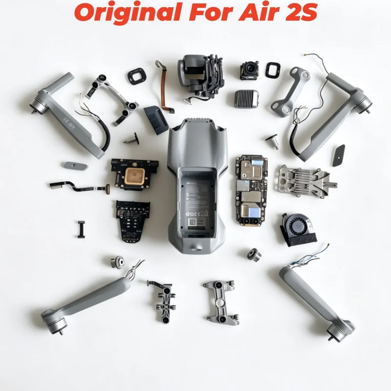Original For DJI Air 2S Gimbal Repair Parts Visual Components Middle Frame Replacement PTZ Cable Air 2S Accessories Damper Board
