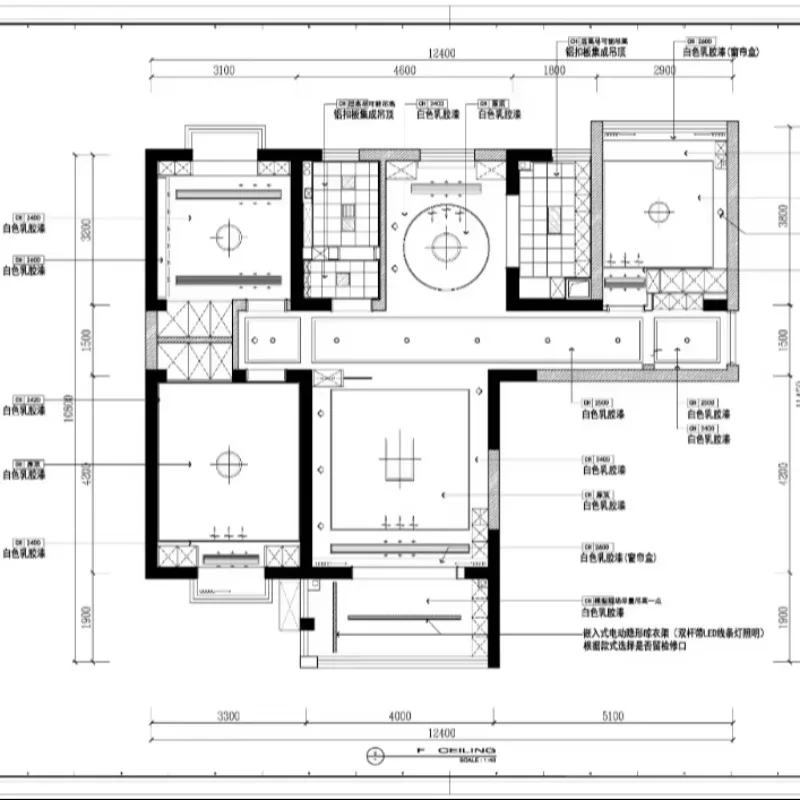 Interior design and drawing services with 3D rendering Villa apartments Luxury residences Optional material supply