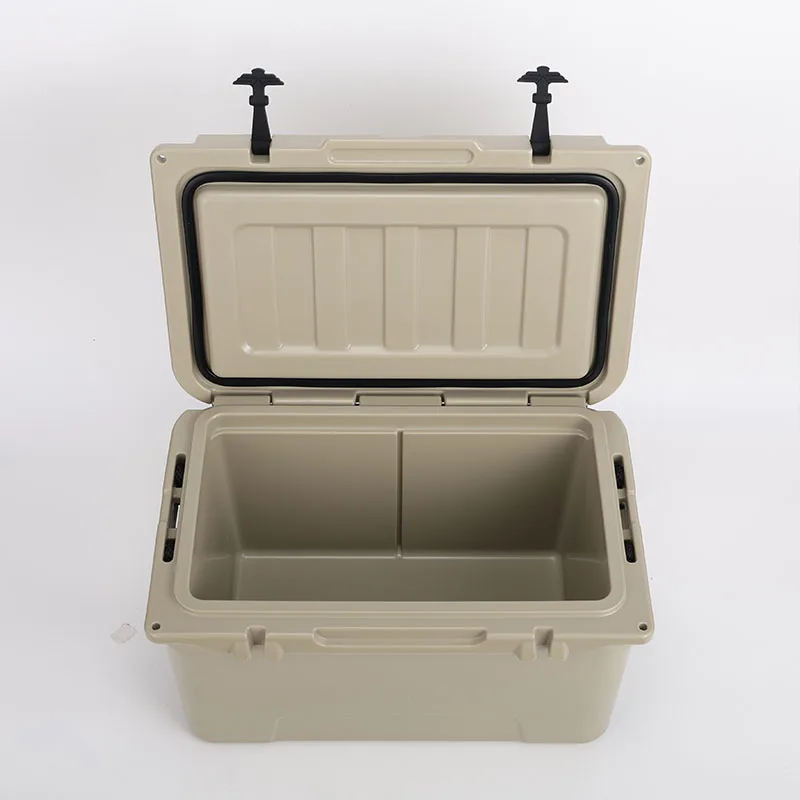 Thermal Cooler Box 45QT Insulated Camping Fishing Beach Portable Outdoor Commercial Cooler Logo Cans