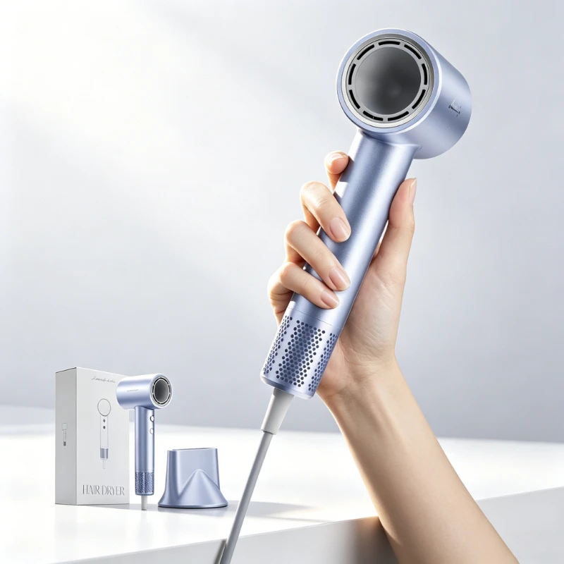 4 Heat Settings Home Use Hair Dryer Plasma High Speed Fast Drying Constant Temperature Hair Care Powerful Blow Dryer EU Plug