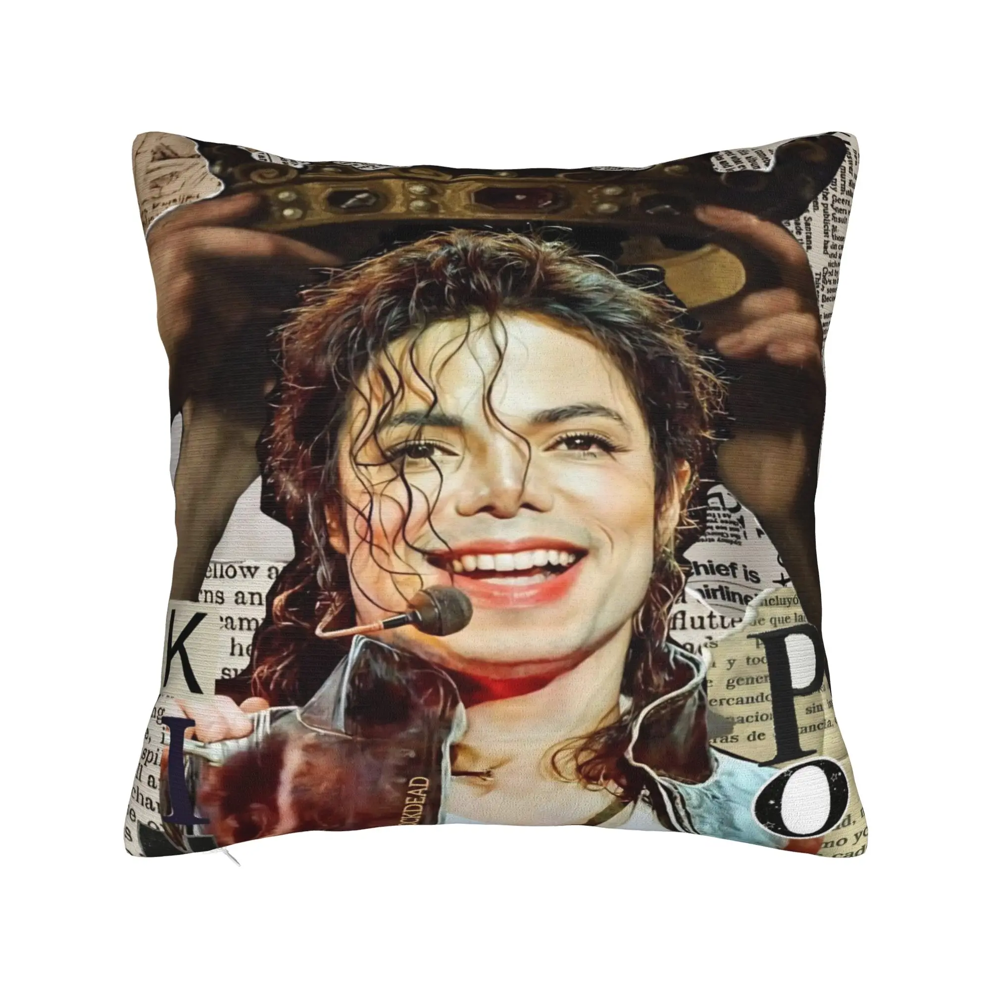 Singer Michael Jacksons MJ Tour 2026 Pillowcase Product Cushion Cover Decorations Pillow Case Cover Living Room Multiple Sizes