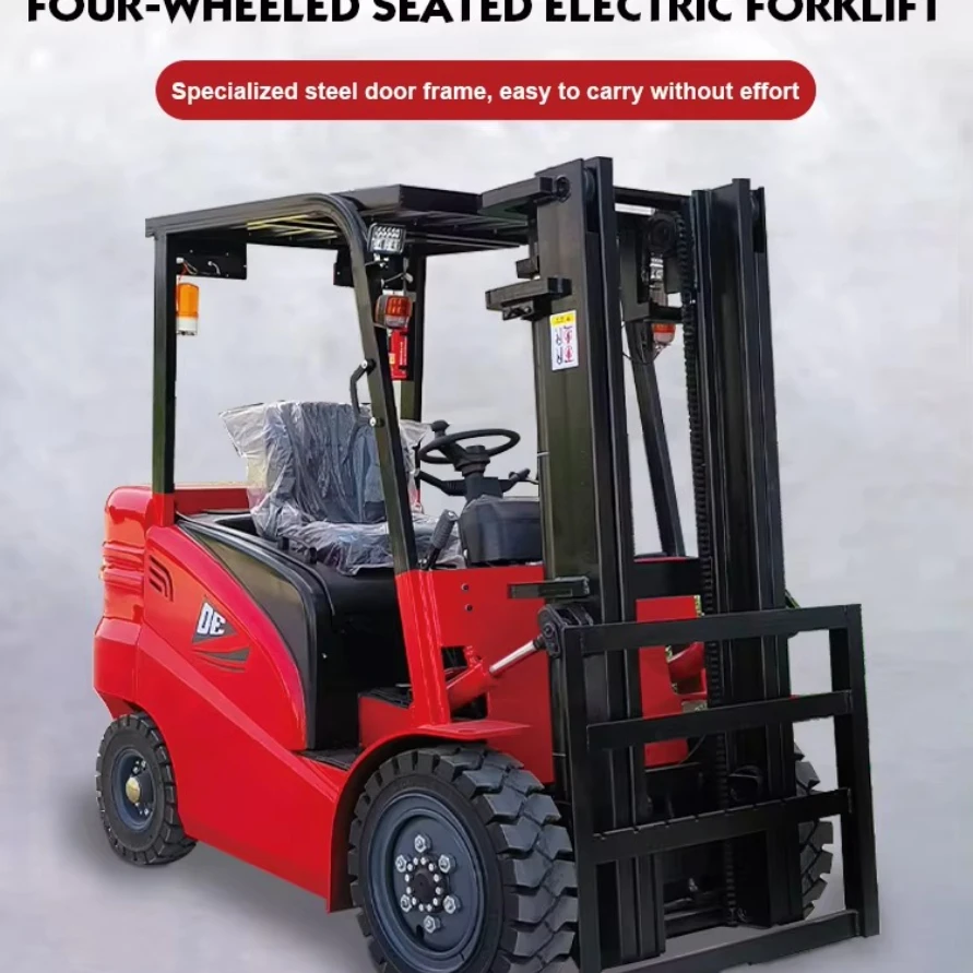

New Energy 2 Ton 3ton 3.5ton Intelligent Hydraulic Electric Forklift Fork Lift with Container Free Mast