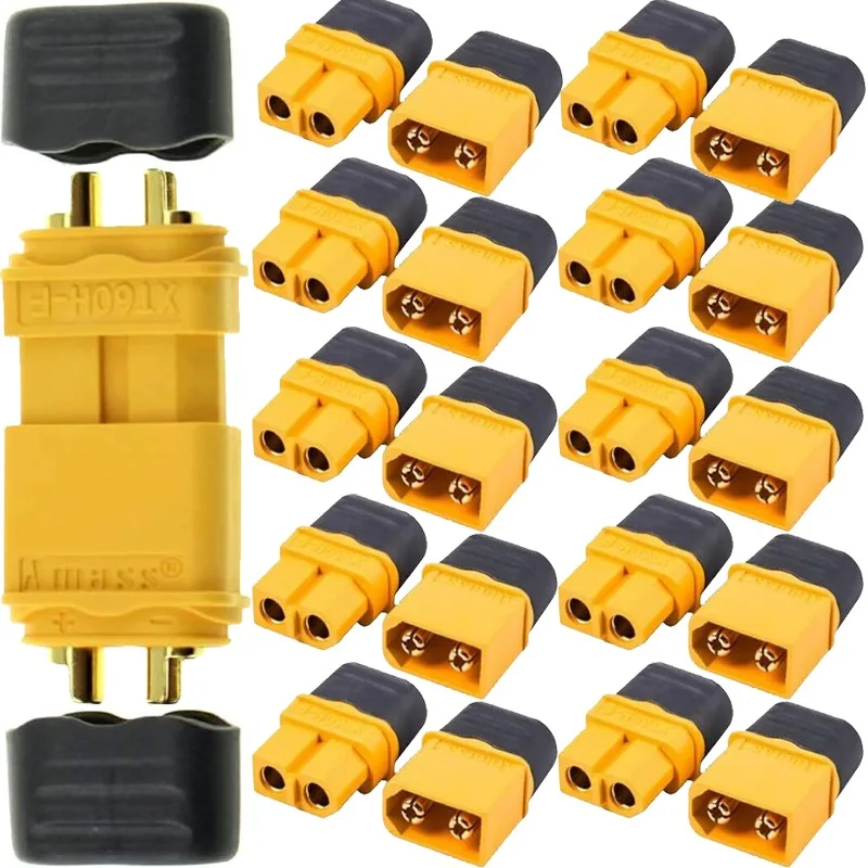 1-40PCS Male & Female Connector XT60 XT90 Plugs Wire Cable Connectors Adapter with Sheath Housing for RC Battery Car Airplane